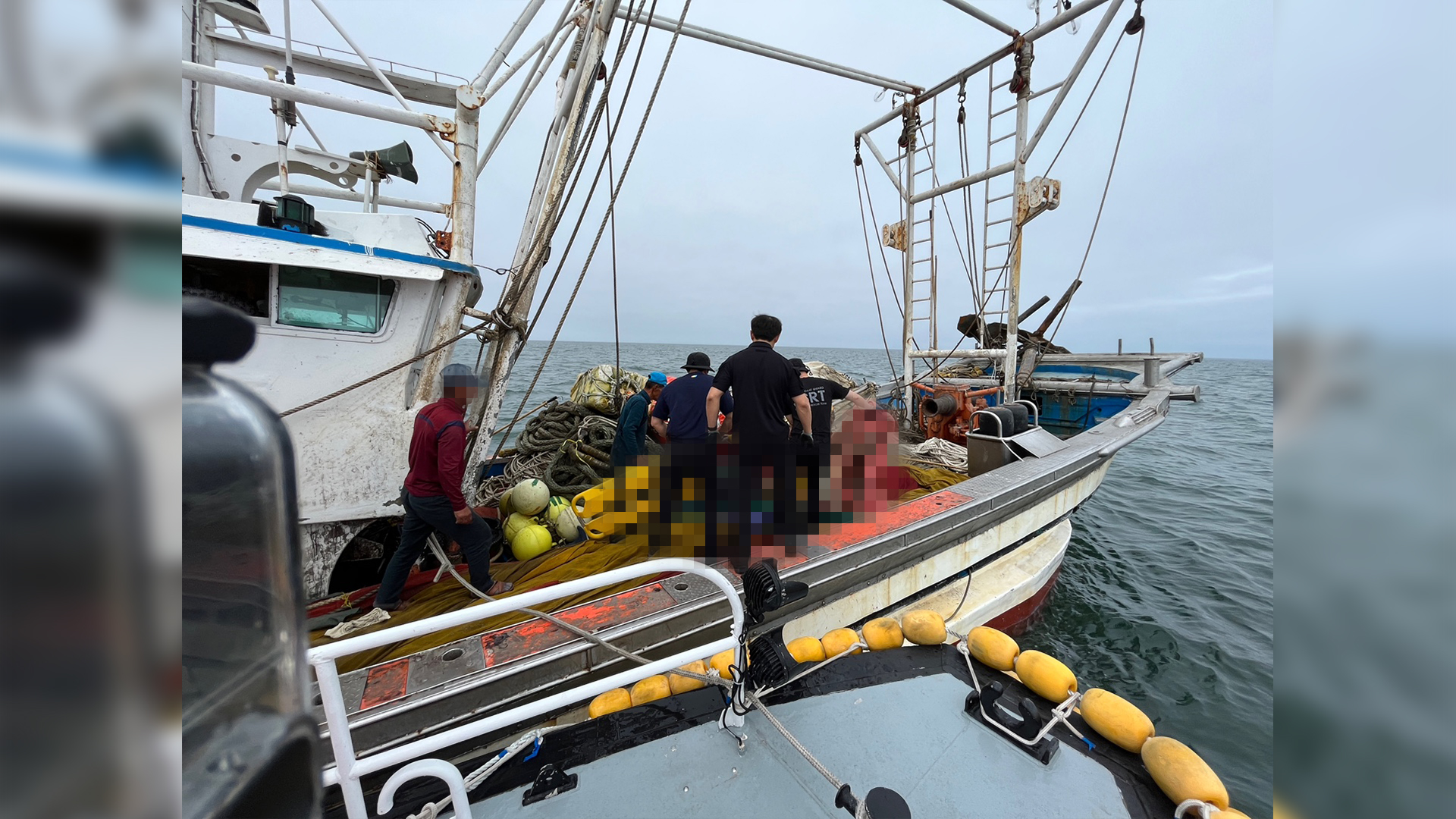 조업 중 선박 끼임사고로 50대 남성 사망
