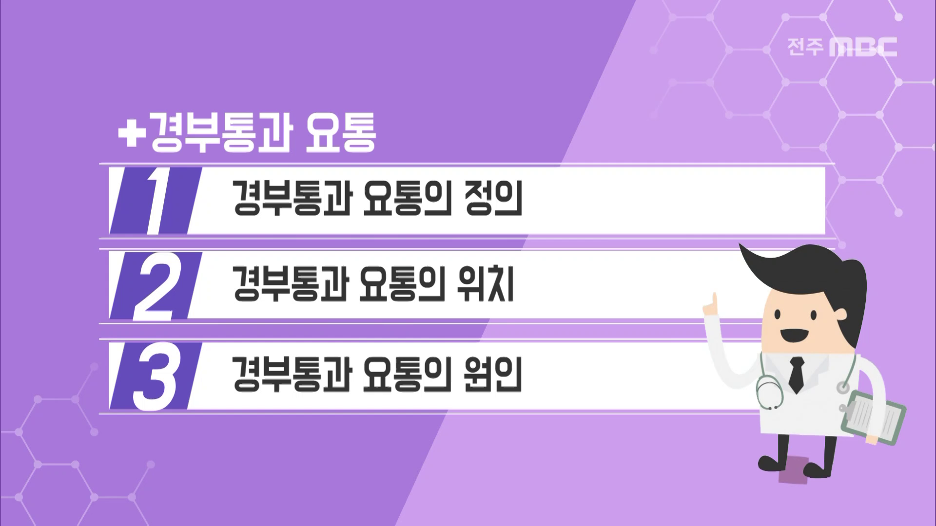 경부통과 요통