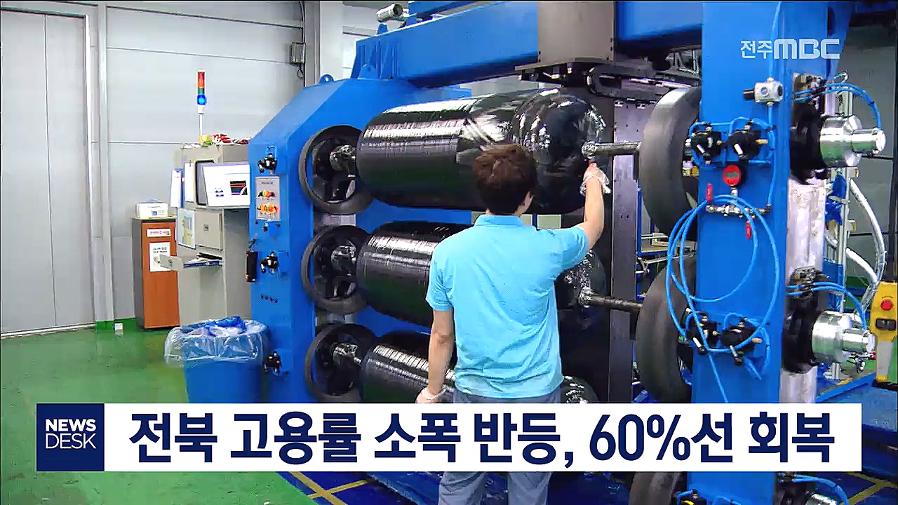 도내 고용률 소폭 반등 60%선 회복