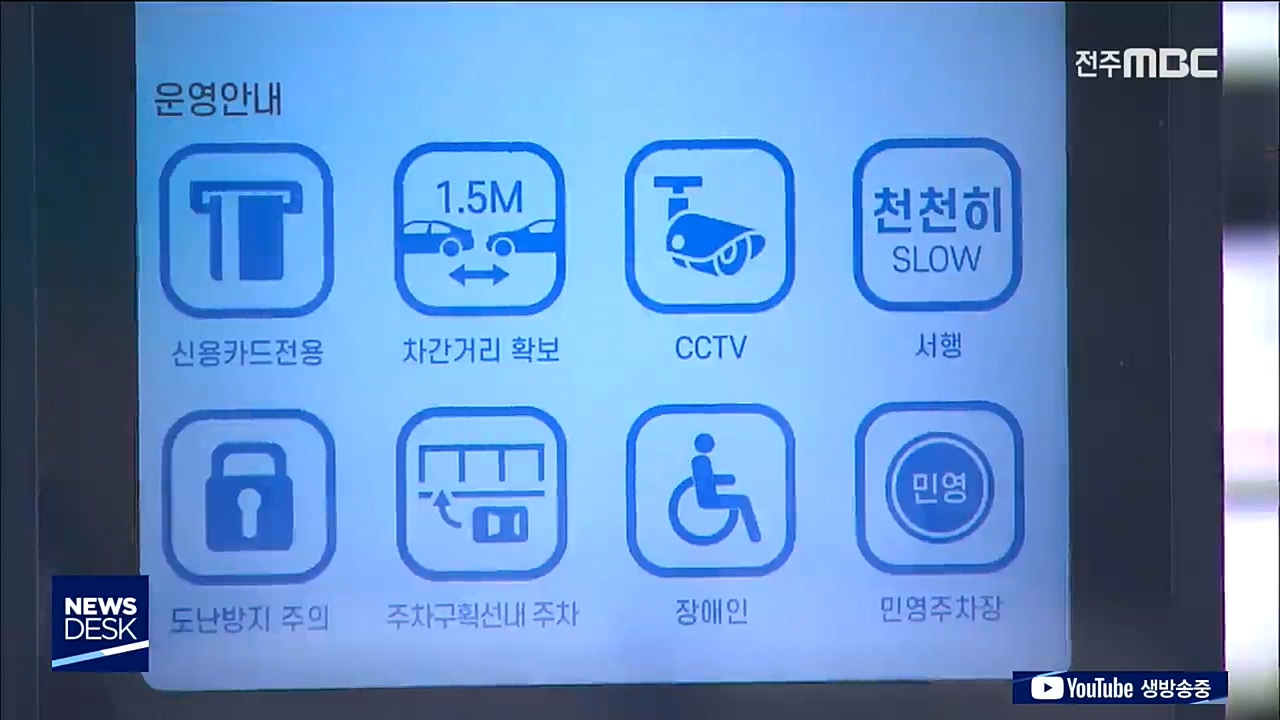 주차장까지 진출한 대기업