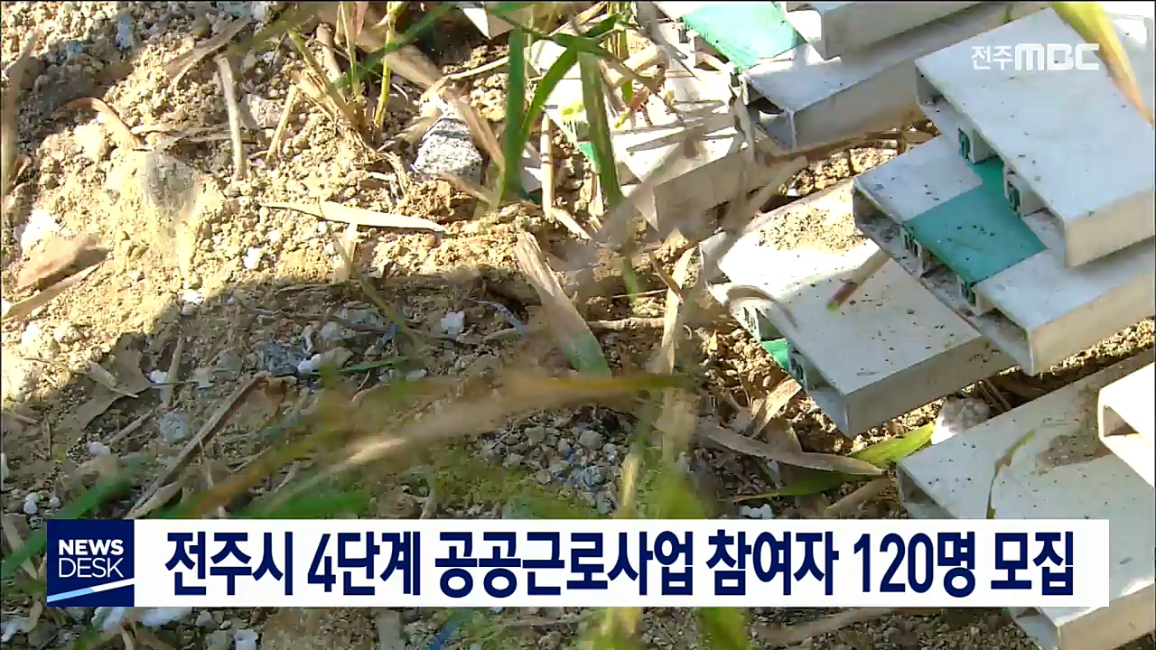 전주시, 공공근로자 모집