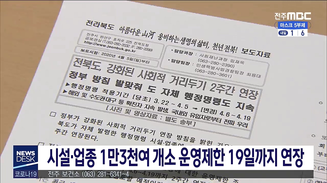 사회적 거리두기 강화