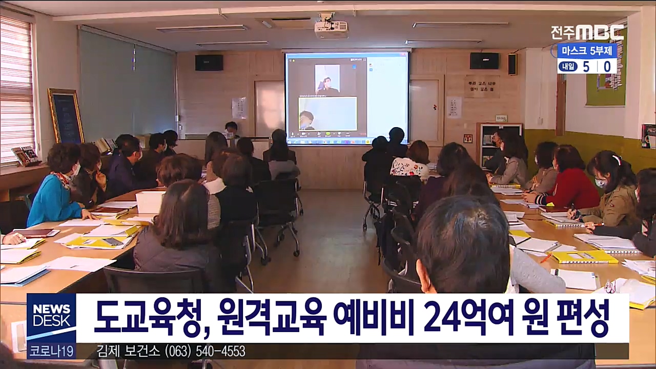 원격교육예산 지원