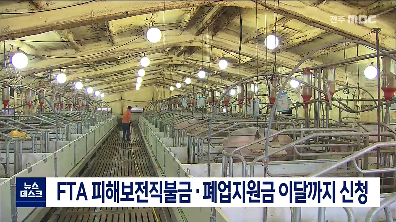 FTA 피해보전직불금·폐업지원금 신청