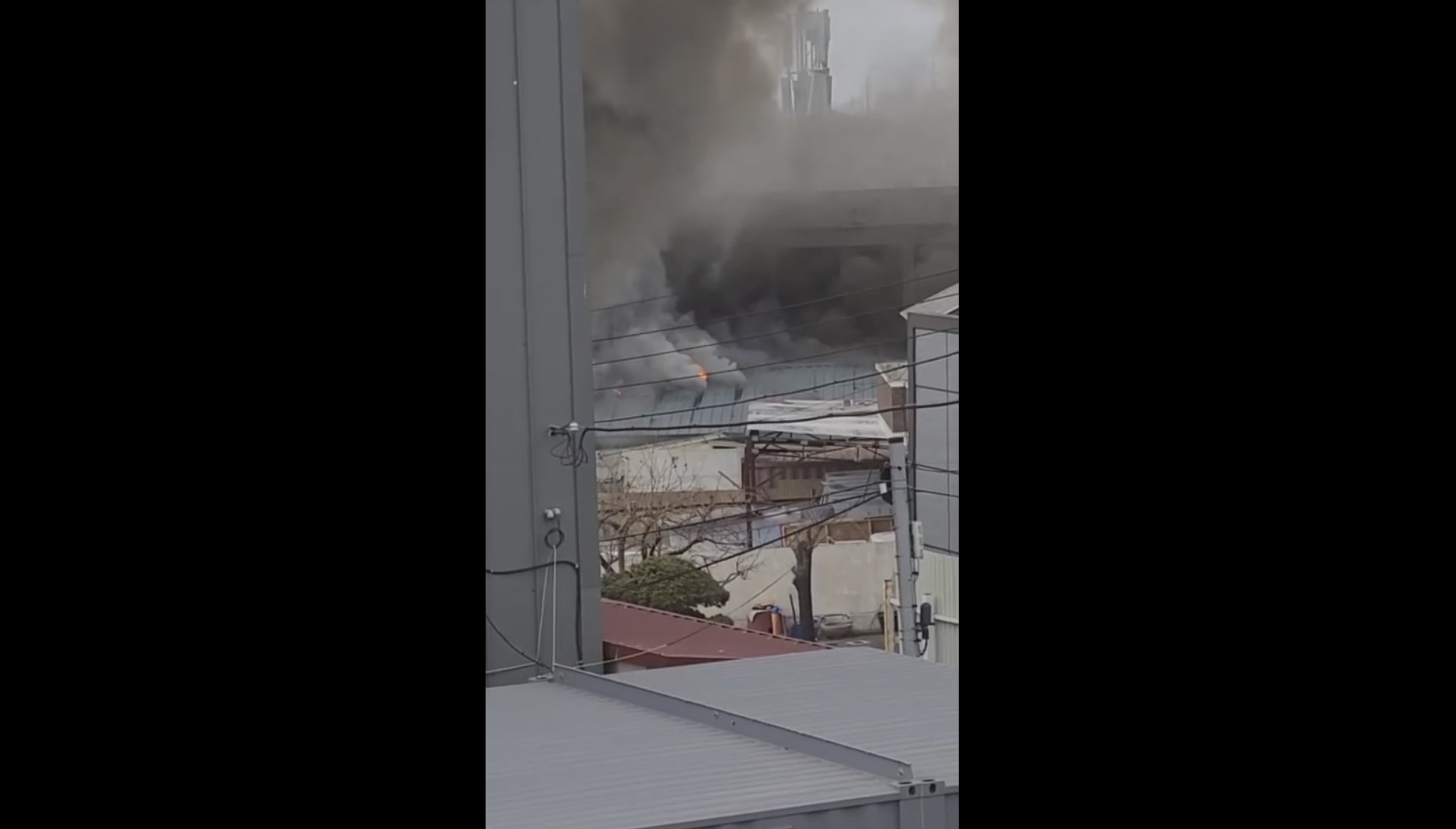 전주 여의동 상가건물 화재.. 