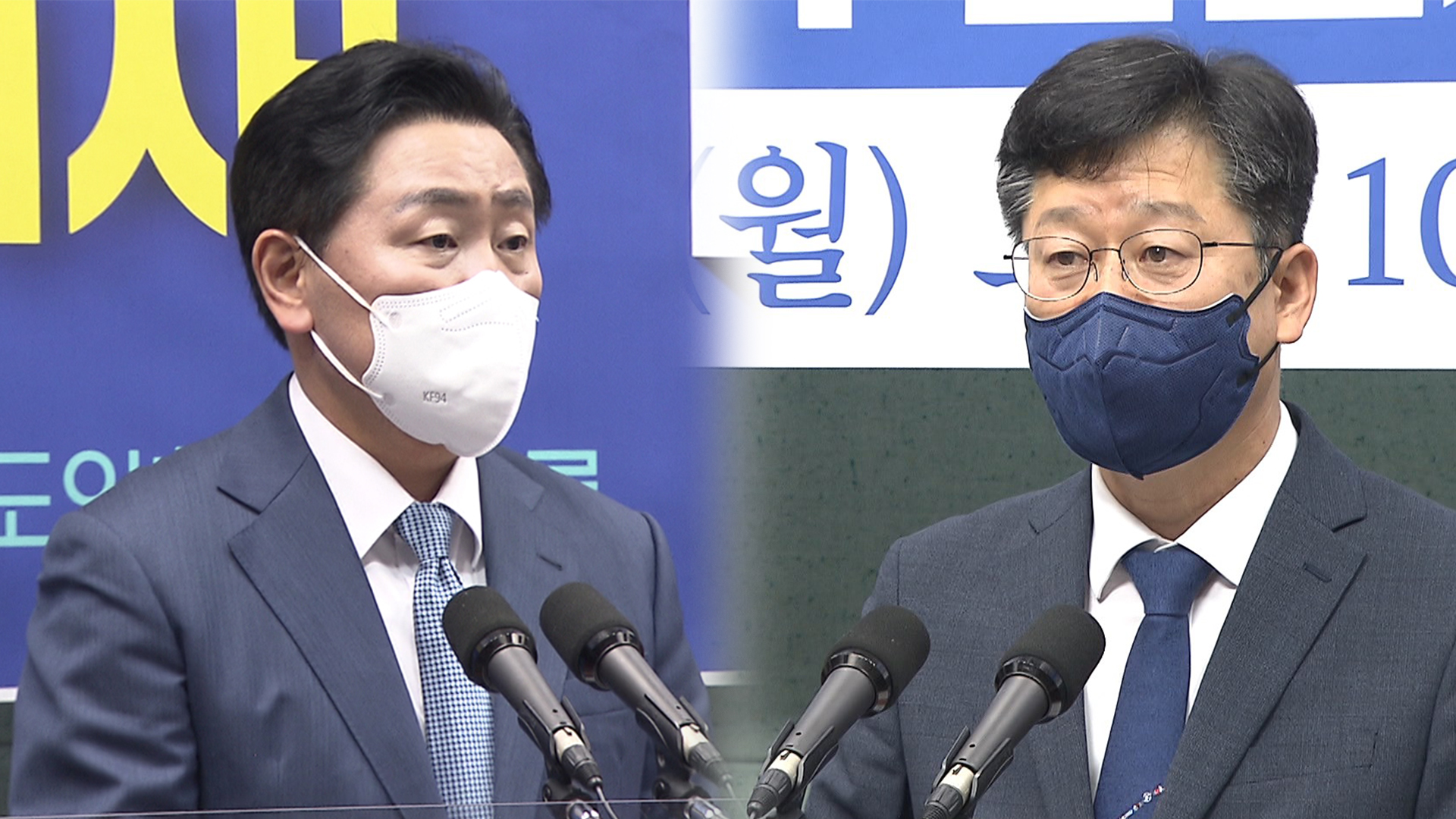 결선 오른 김관영 안호영 후보, 도지사 경쟁 '후끈'