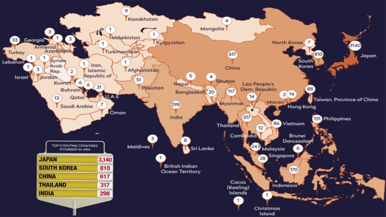[알고 즐기는 골프] 전 세계 골프장은 몇 개나 될까?