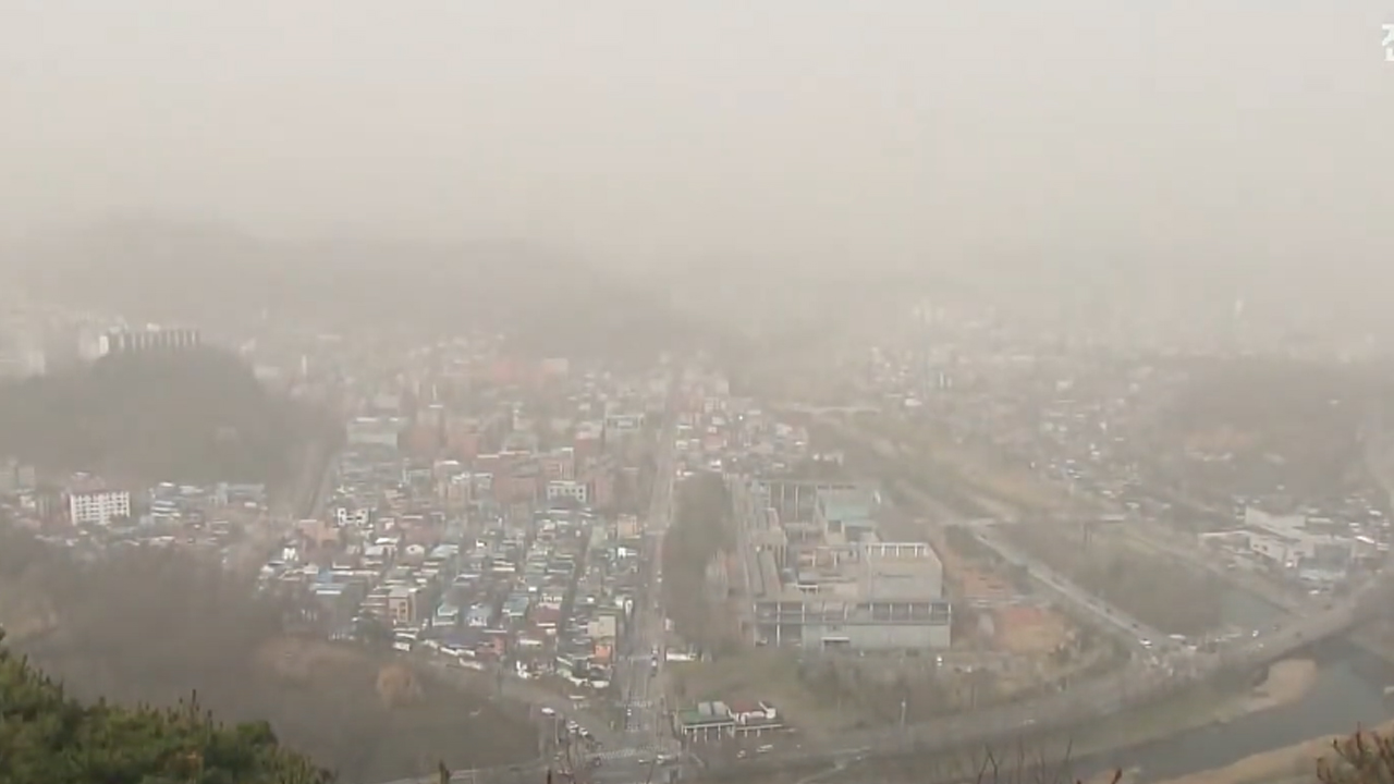 지난해 전국 황사 관측 256회까지 급증