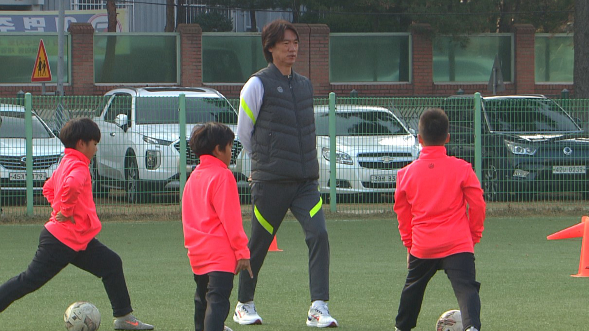 전주 조촌초에서 '홍명보 꿈나눔 축구교실' 열려