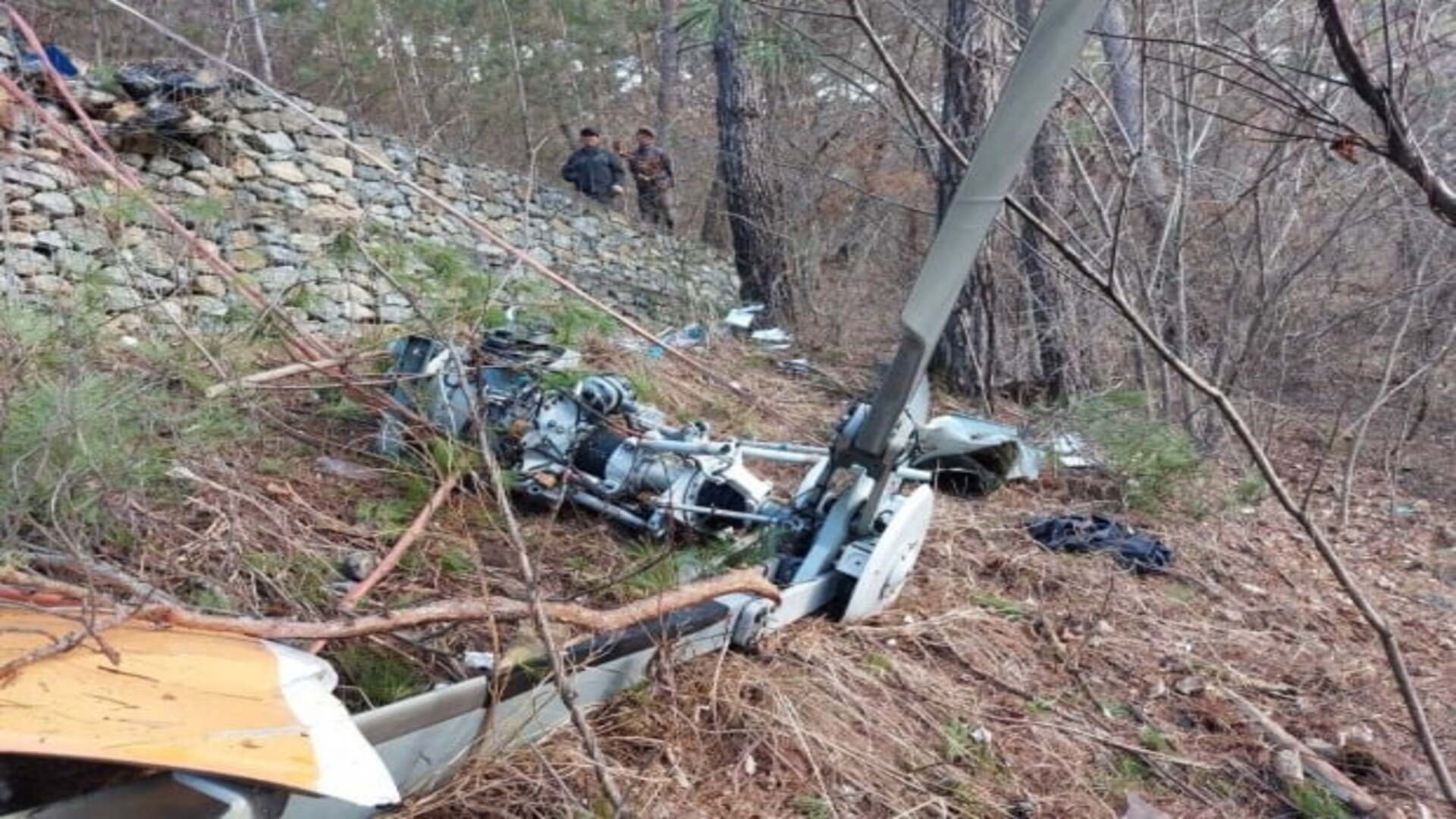 강원도 영월서 민간헬기 추락.. 