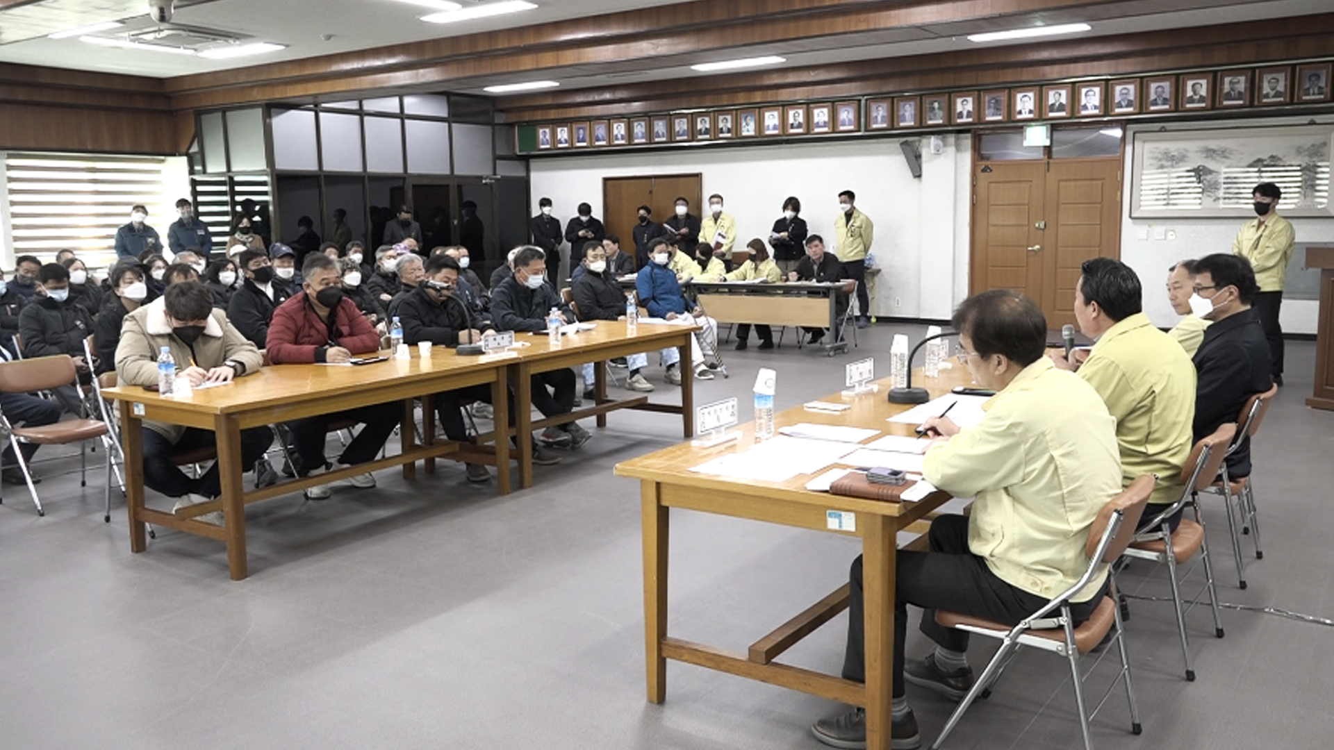순창 사고 유가족협의회 선관위 항의 방문..