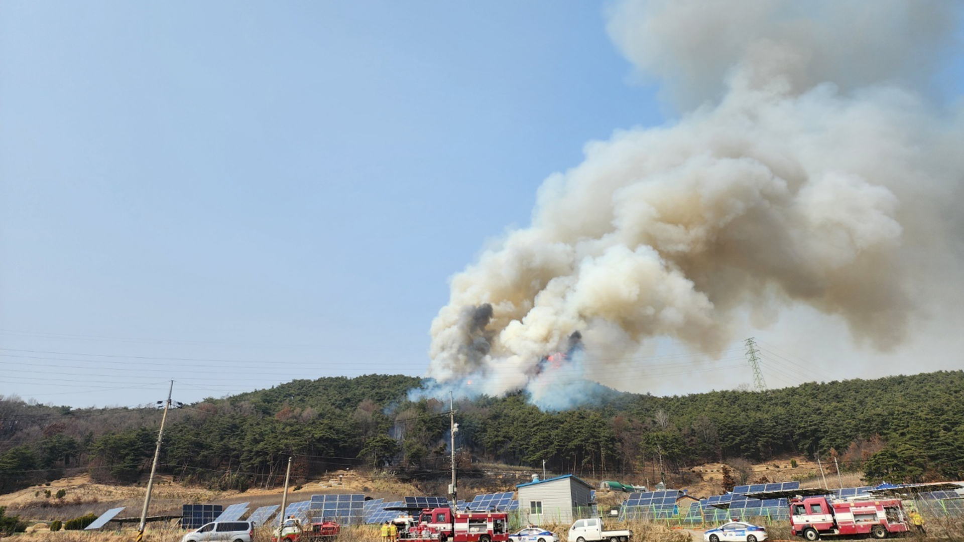 정읍 산불 3시간만에 진화..