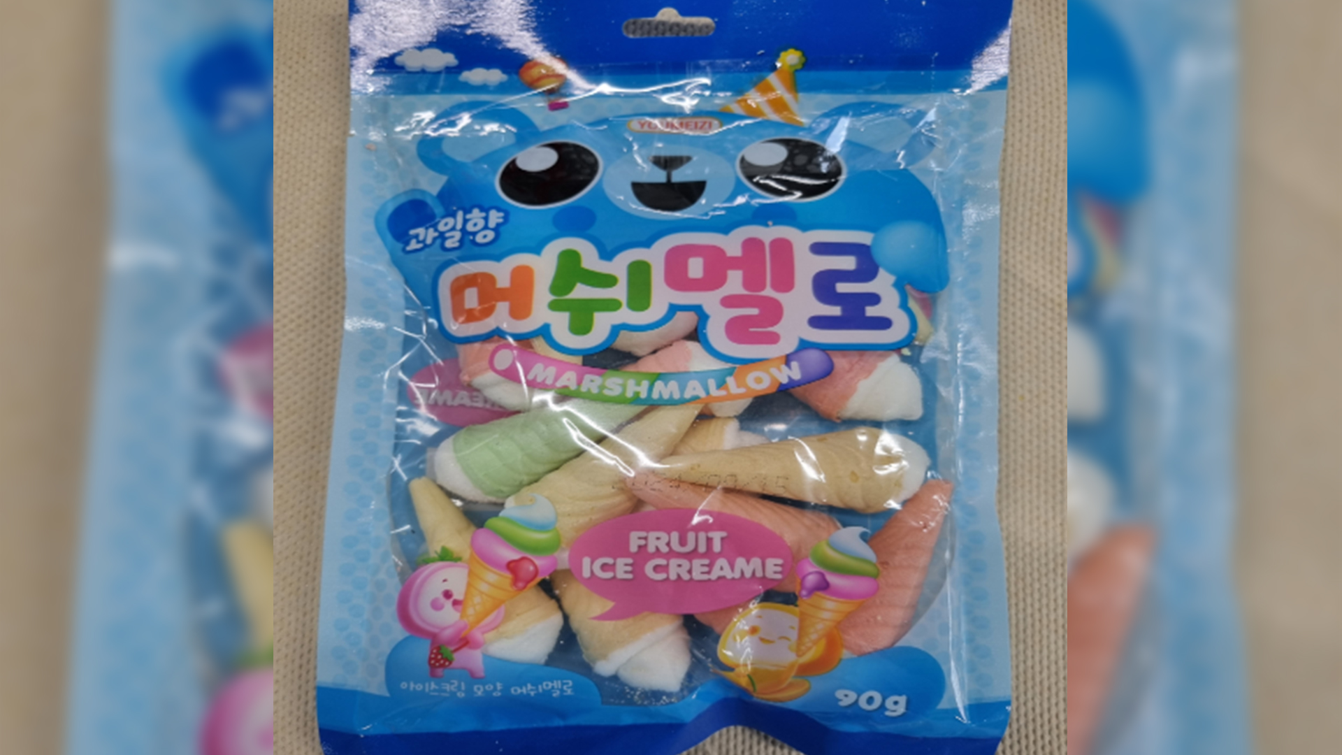 아이스크림 모양 마시멜로서 방부제 초과 검출.. 
