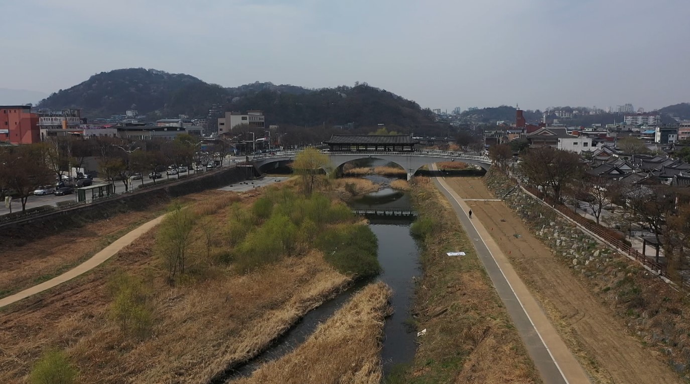 전주천 하천 준설에 