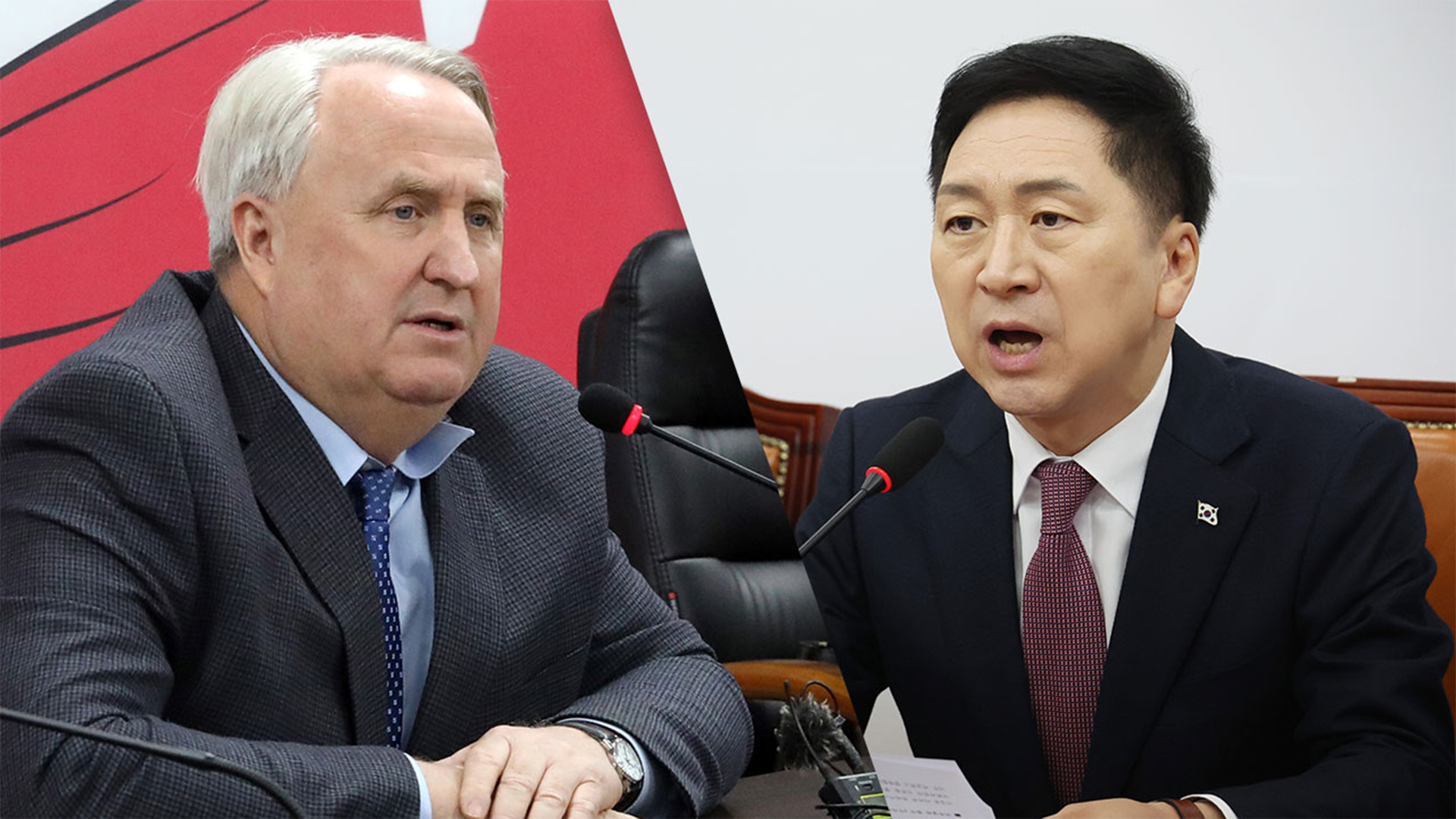 김기현-인요한 비공개 회동.. 20여분간 진행