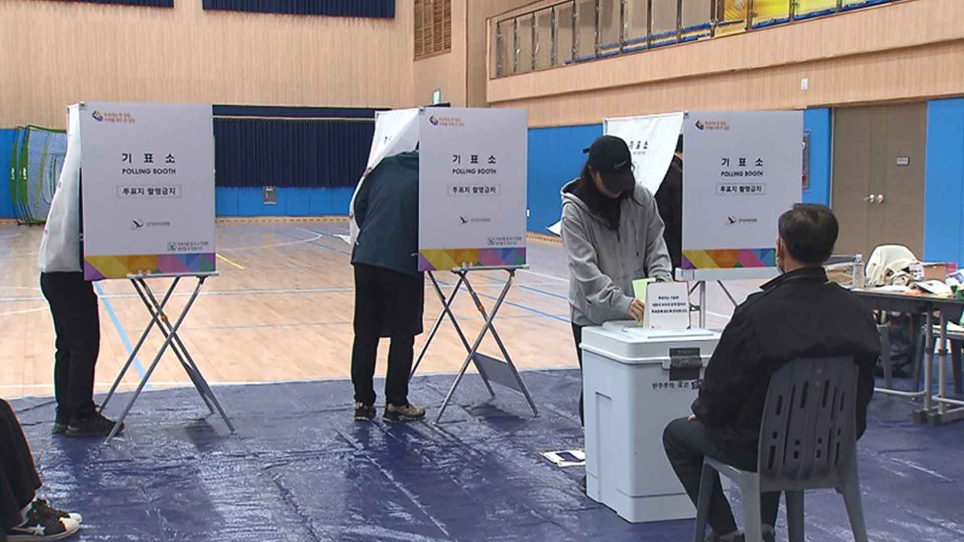 전북 총선 투표율 오후 1시 기준 57.1%..지난 선거보다 높아