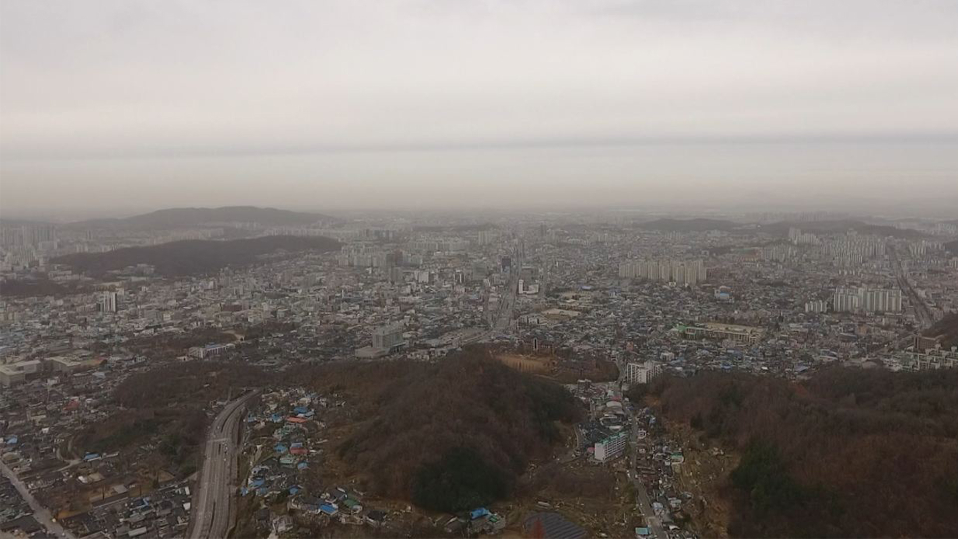 중국발 황사 영향..전북 '미세먼지 주의보' 발령