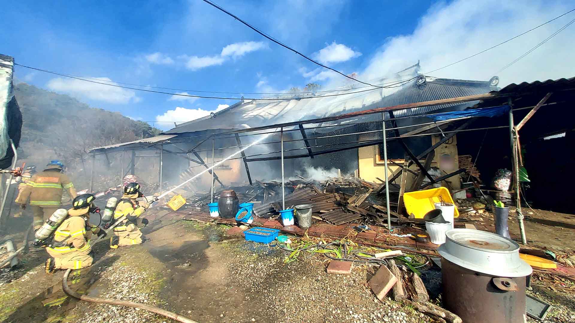 정읍 단독주택 불.. 수천만 원 재산피해