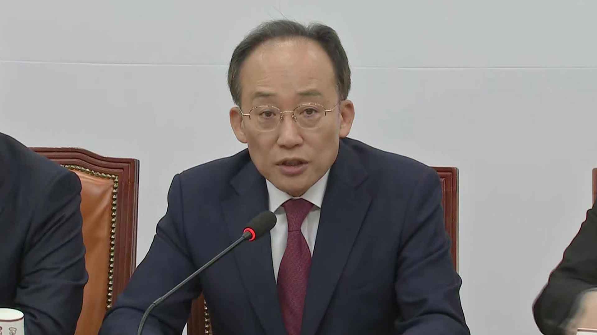 국힘 '특별감찰관·김건희 특검법 거부권 건의' 당론 추진