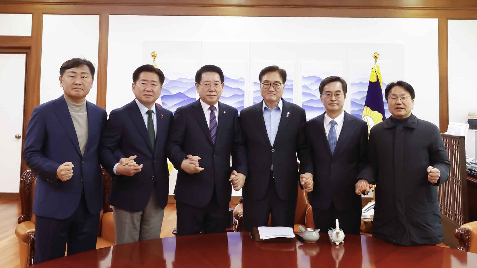 김관영 지사 등 민주당 광역단체장, 