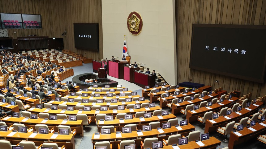 우원식, 국힘에 탄핵투표 참여 호소.. 종료선언 미루고 대기