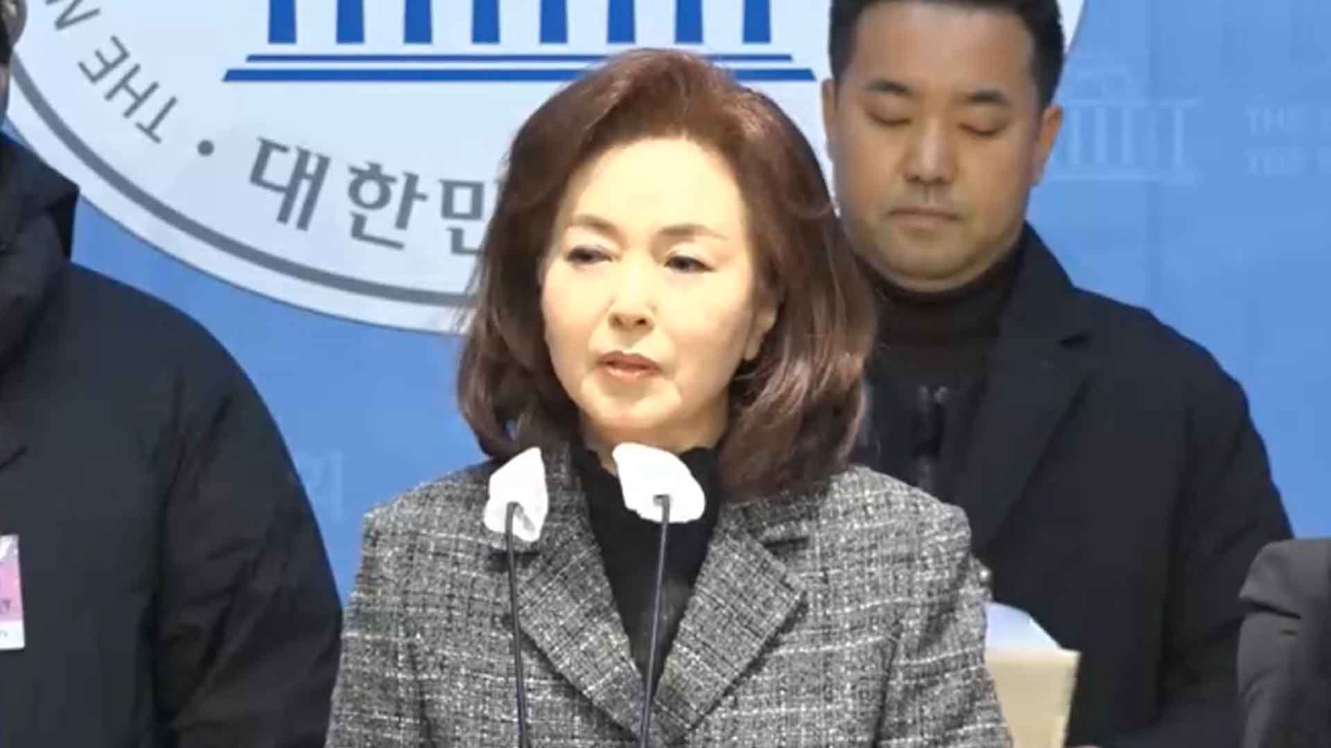 '백골단 국회 기자회견 김민전'에 권성동 