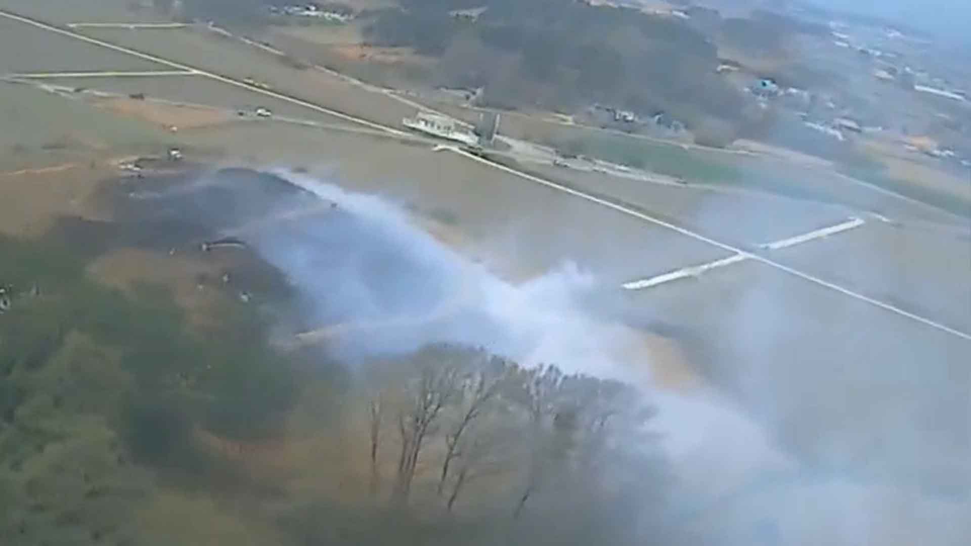 김제 야산 산불 2시간 만에 꺼져.. '쓰레기 소각' 원인 추정