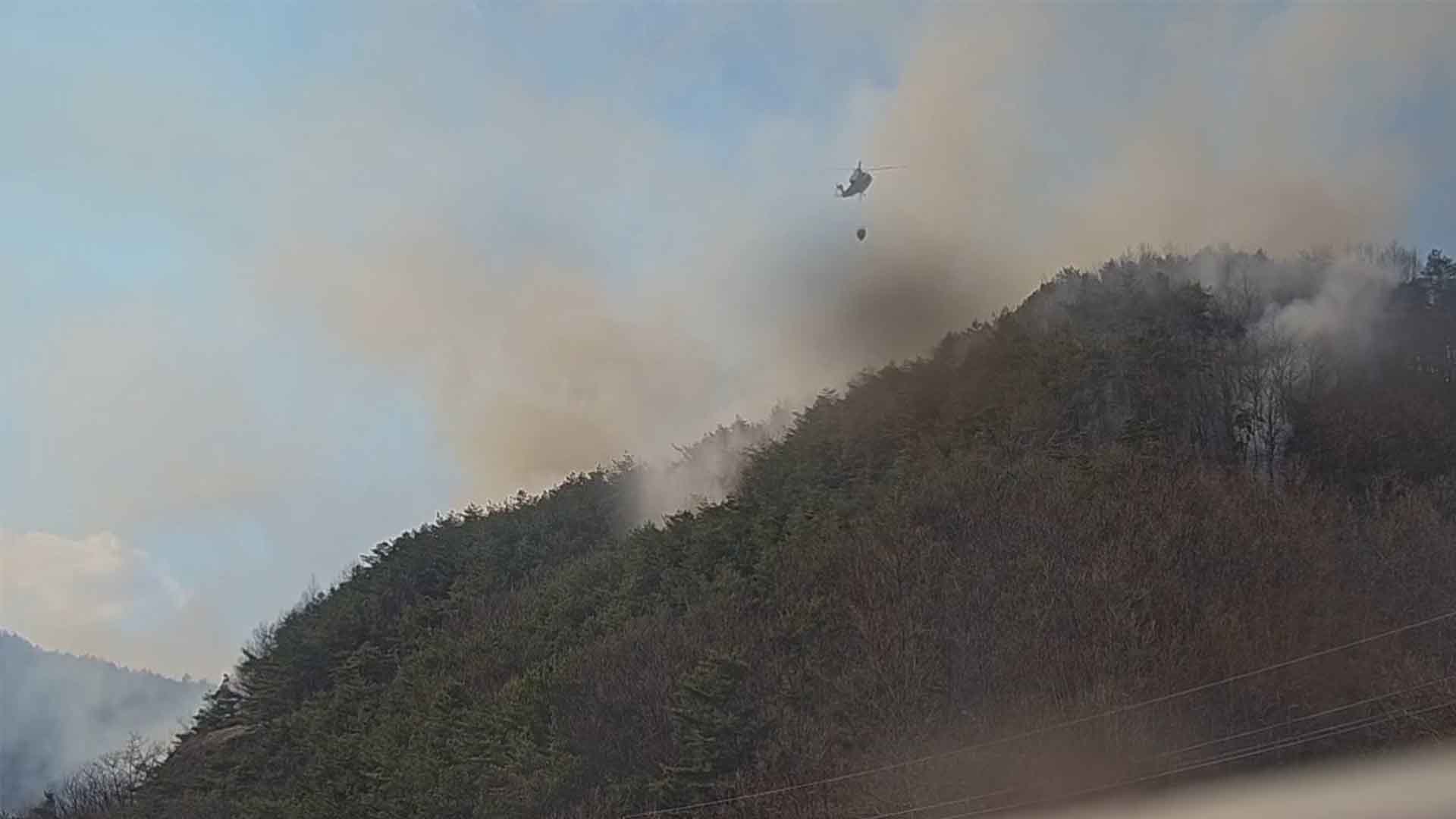 무주 적상면 산불.. 2시간 35분 만에 주불 진화