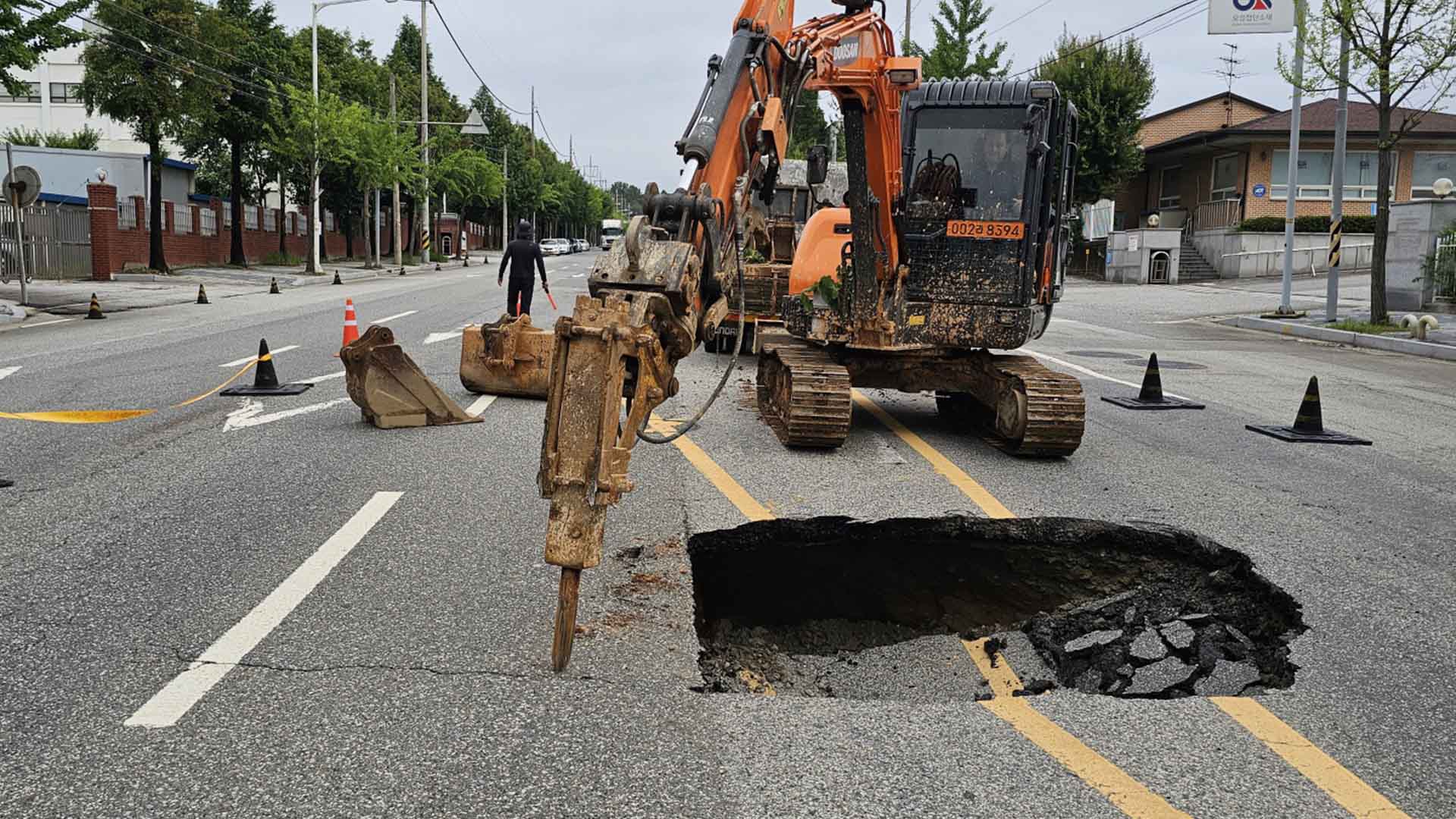 익산시, 노후관 교체 공사장 지반침하 조사