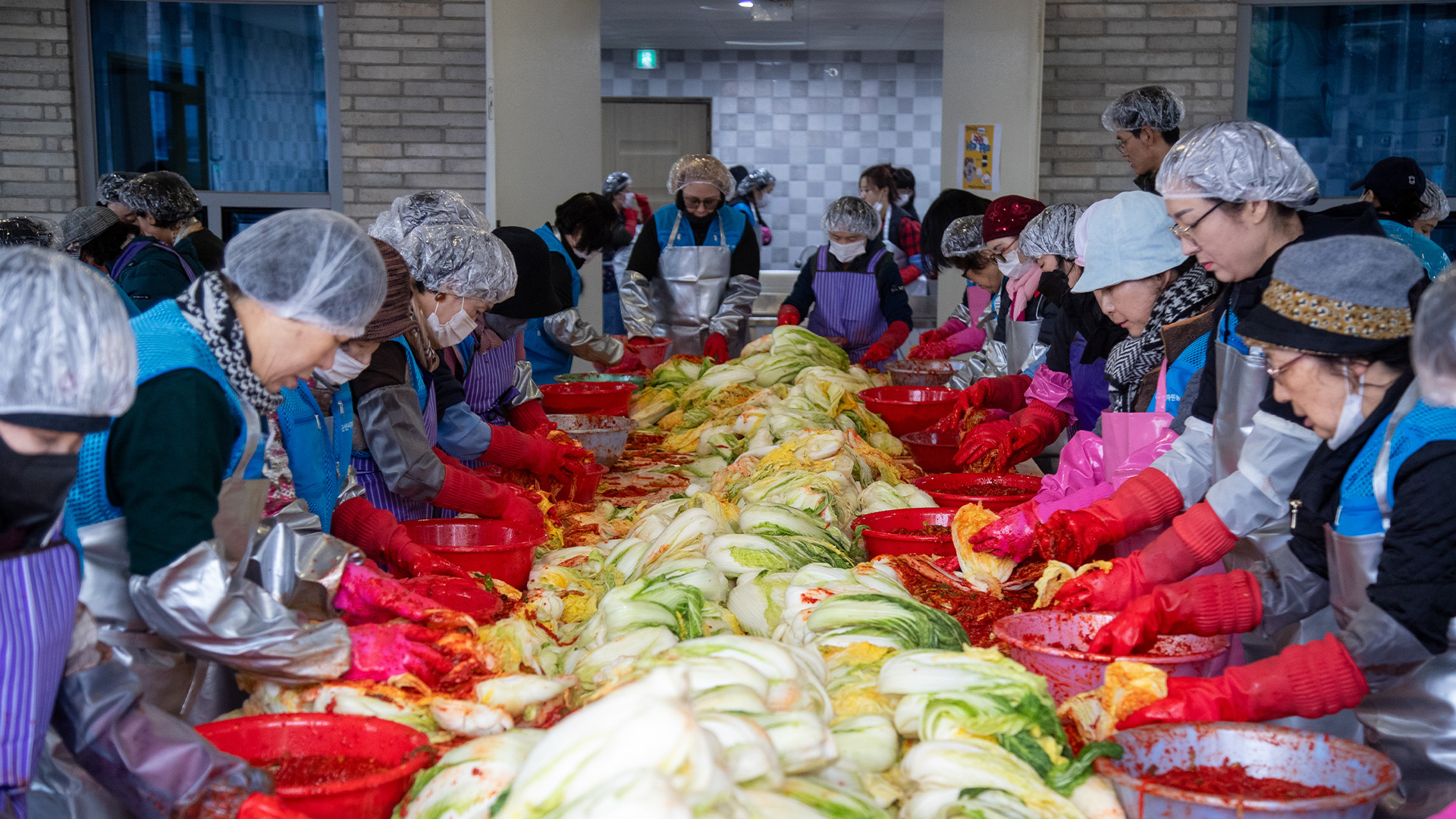 군산시자원봉사센터, 사랑나눔 김장담그기 행사