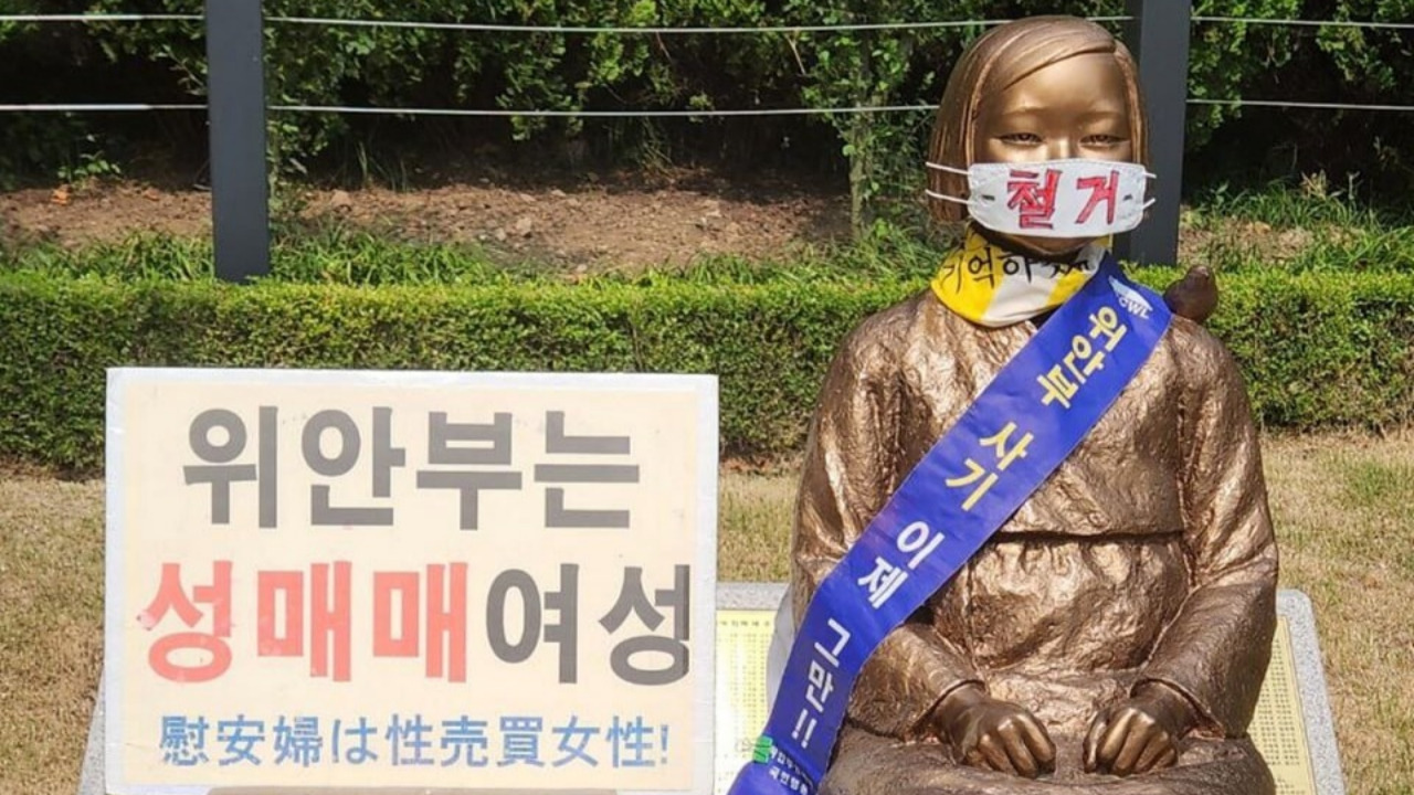 李 대통령, 소녀상 철거 시위에.. 