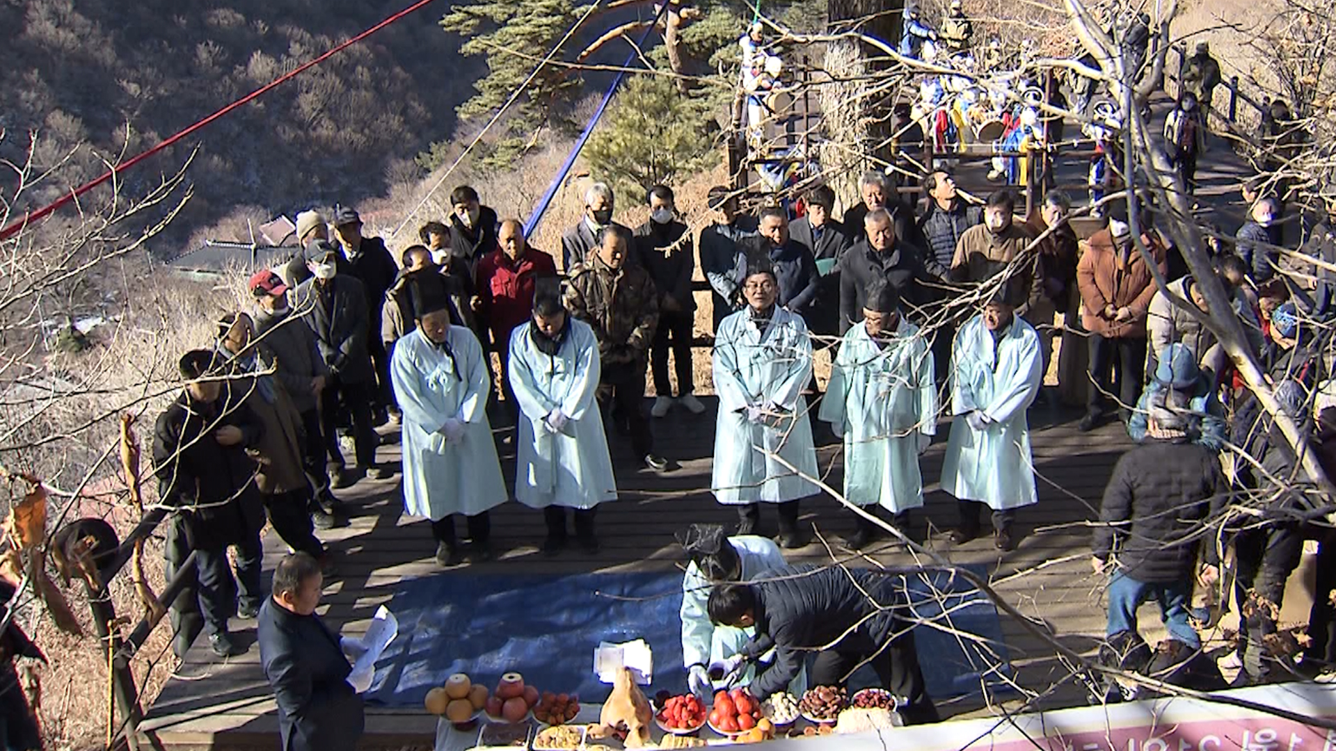 천연기념물 '지리산 천년송' 당산제 열려