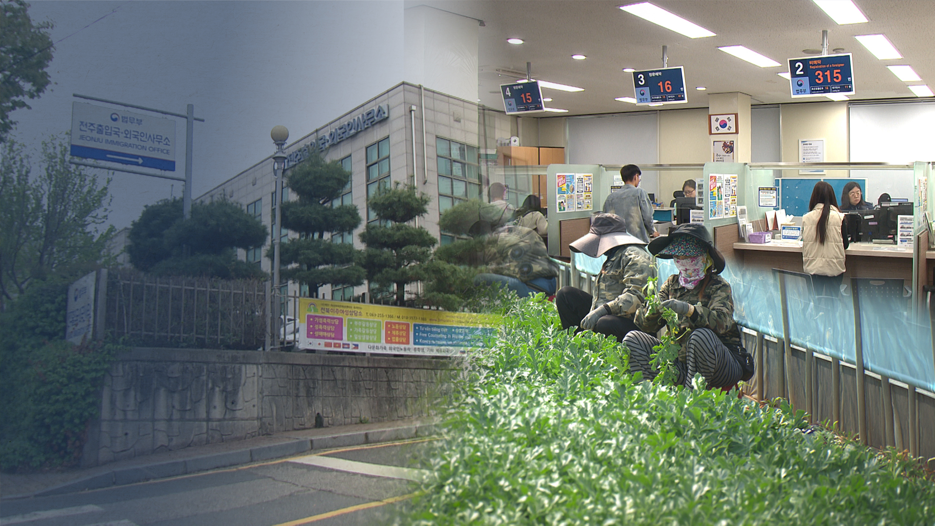 1명이 만 명 비자 심사..발급 늦어 외국인 노동자 입국 못해