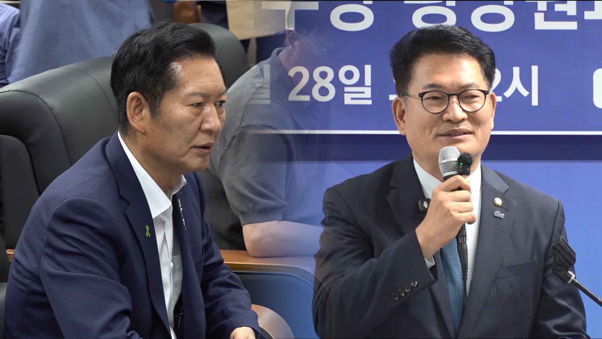 전북 순회경선 앞두고 정청래·송영길 후보 방문