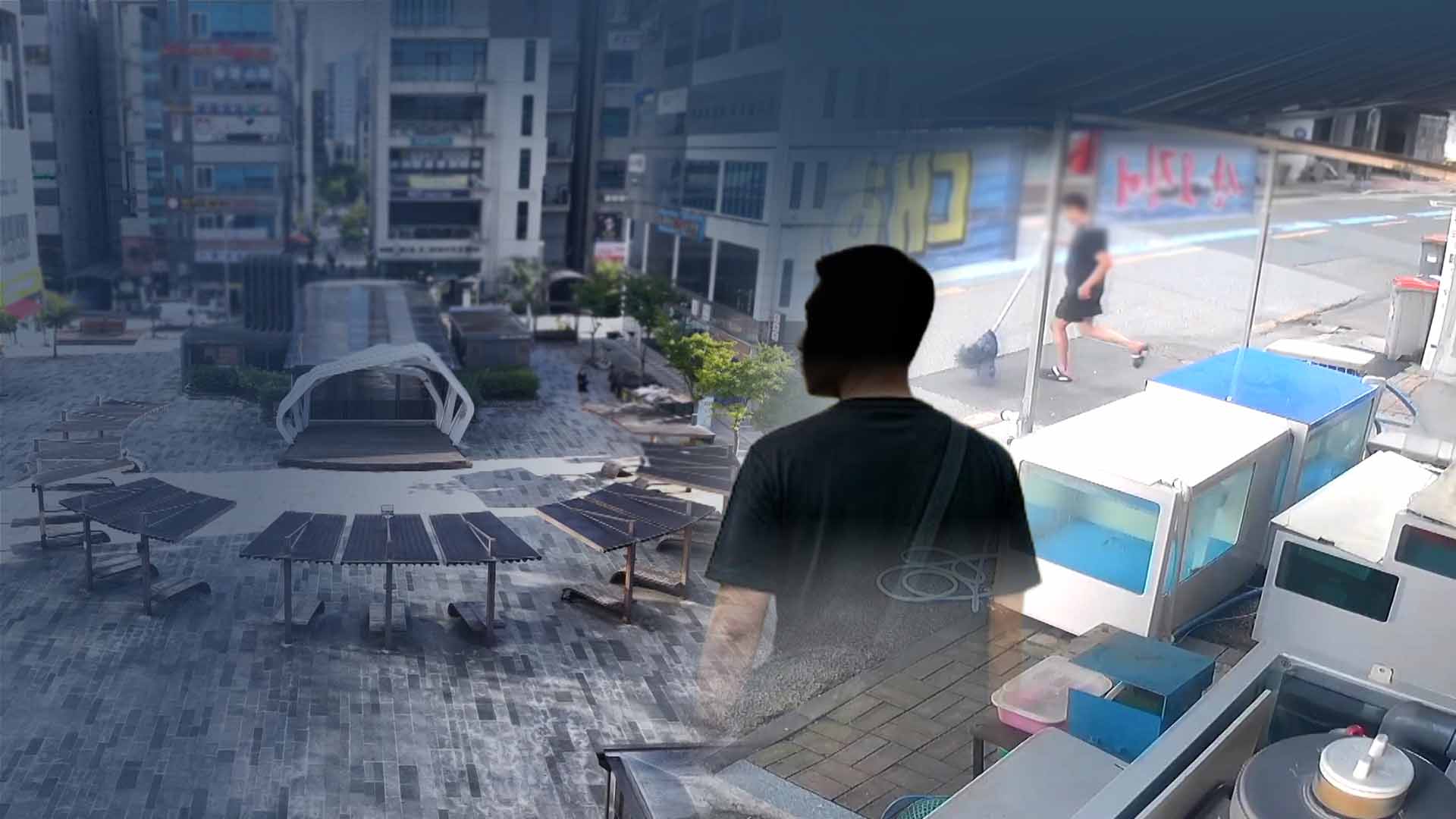 비틀비틀 배회하다 대걸레 들고 질주.. 알고 보니 마약 투약