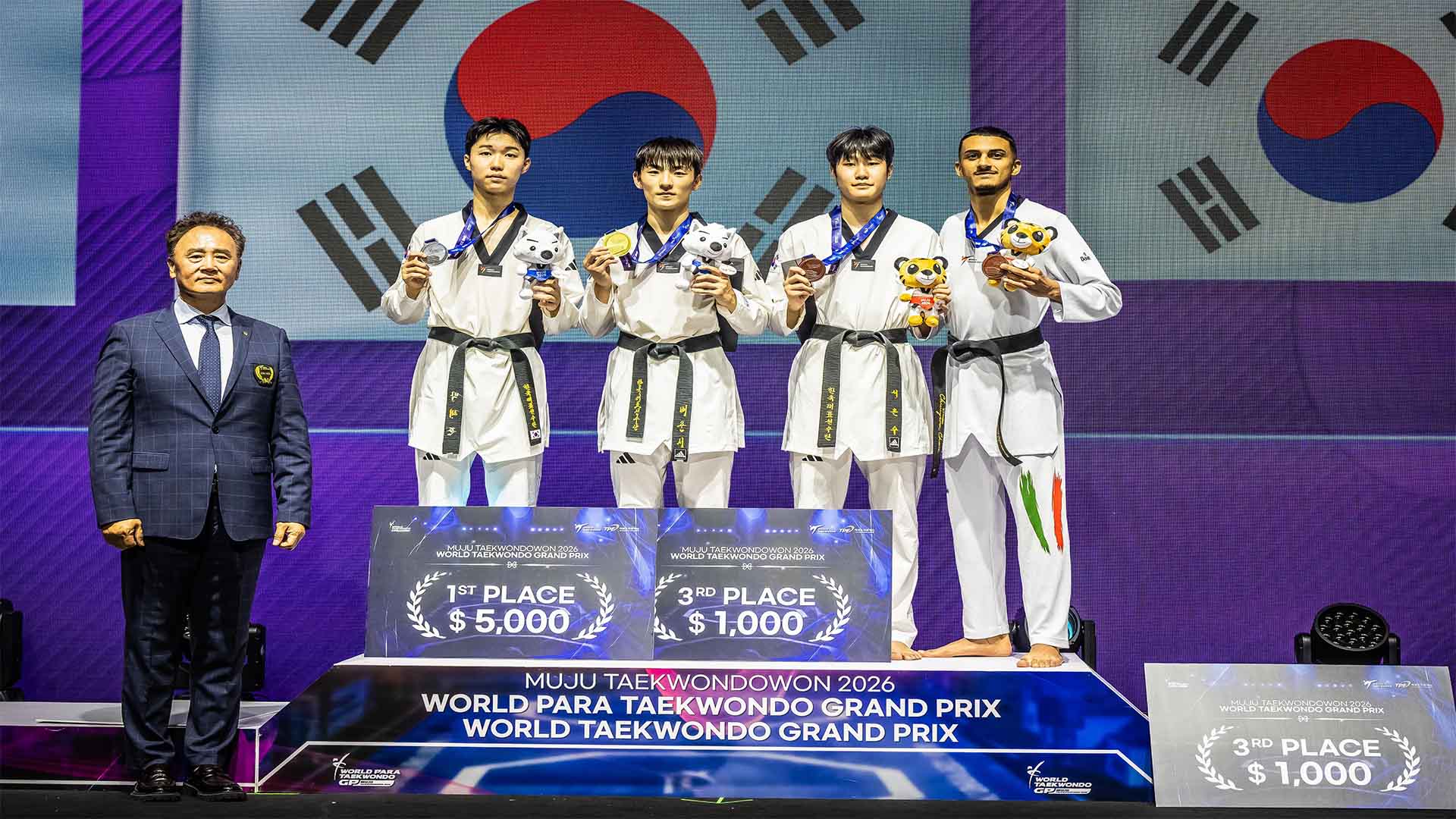배준서, 2026 세계 태권도그랑프리 남자 58kg급 우승