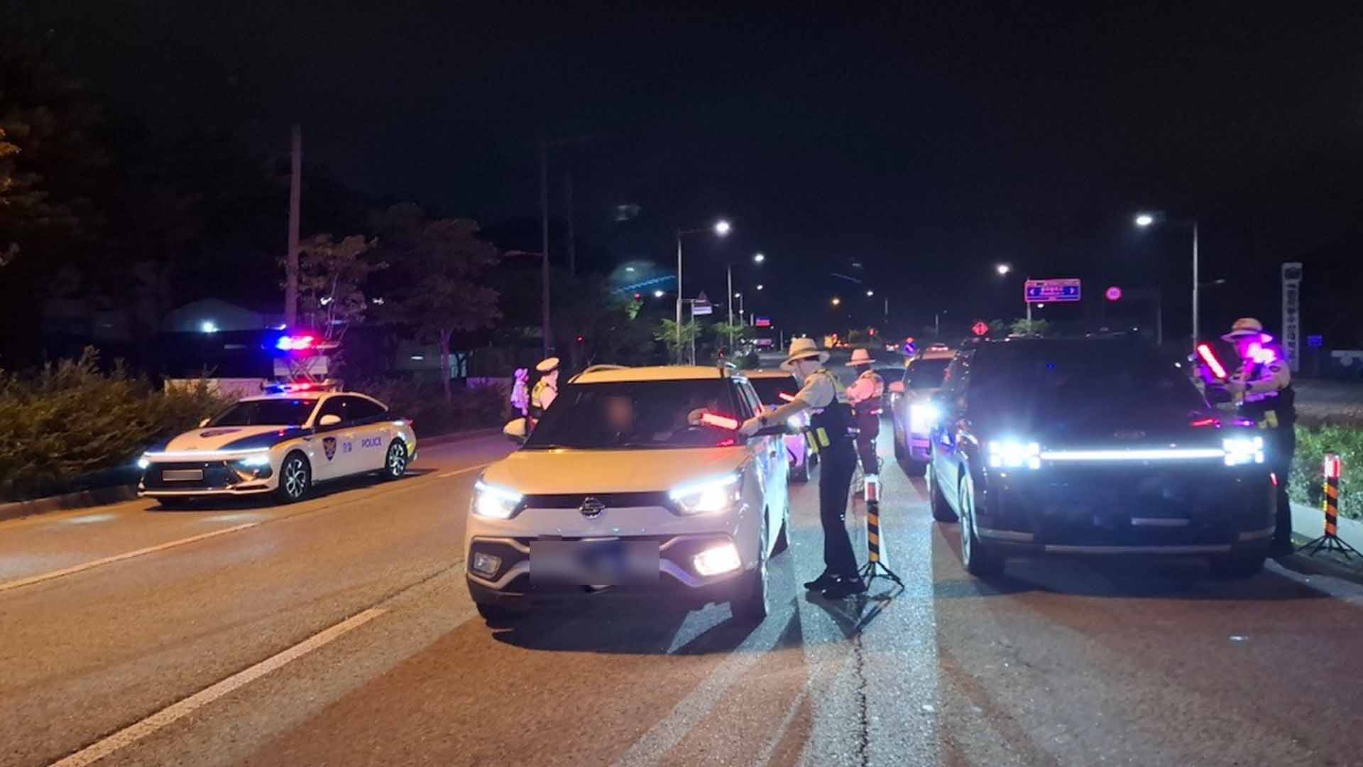 음주 사고 빈번한 지역 155곳.. 전주 꽃밭정이사거리, 3건에 5명 부상