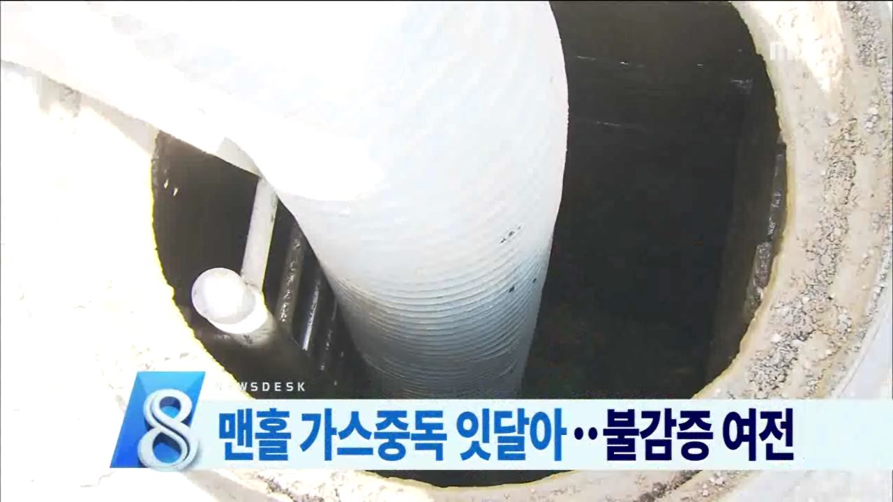 맨홀 안전 사고 반복