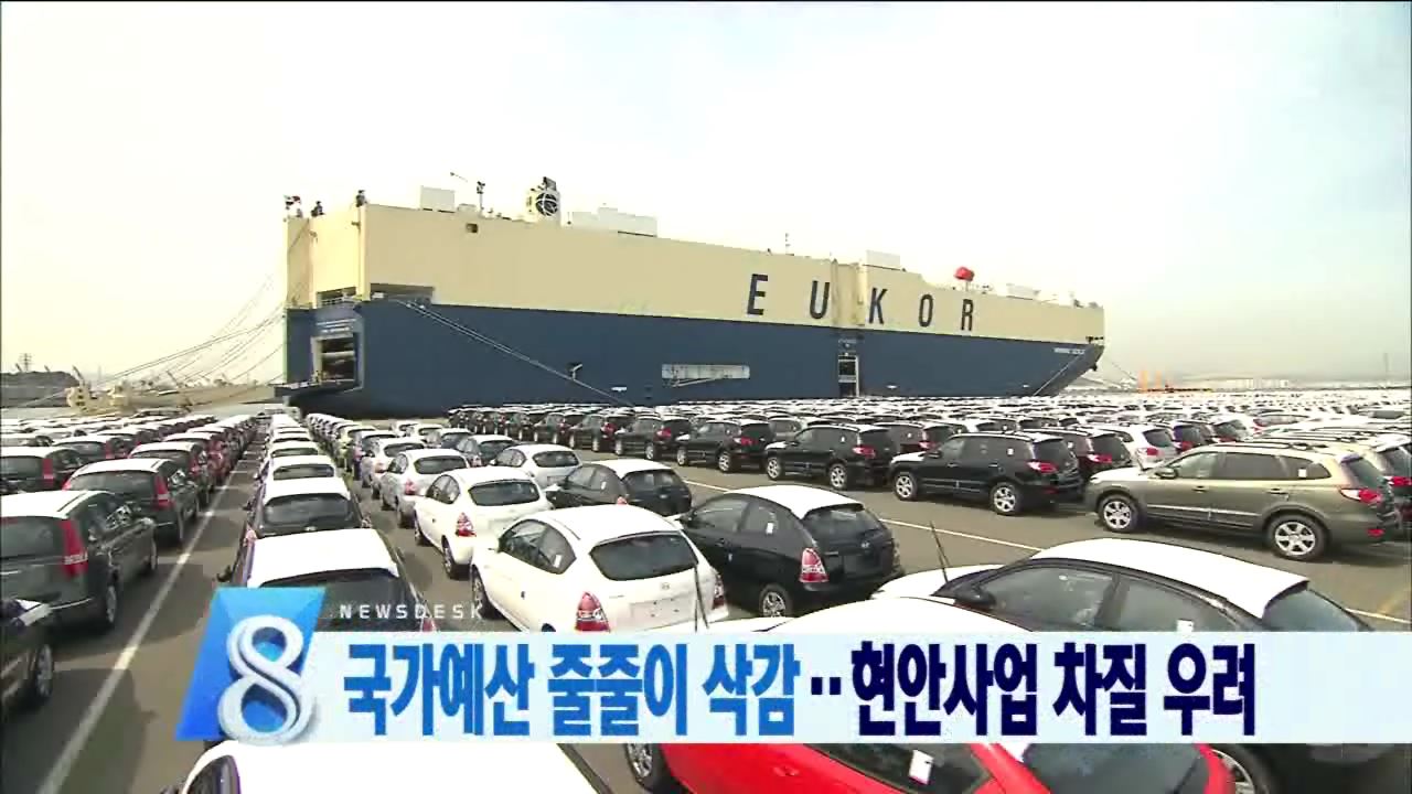 국가사업 예산도 삭감